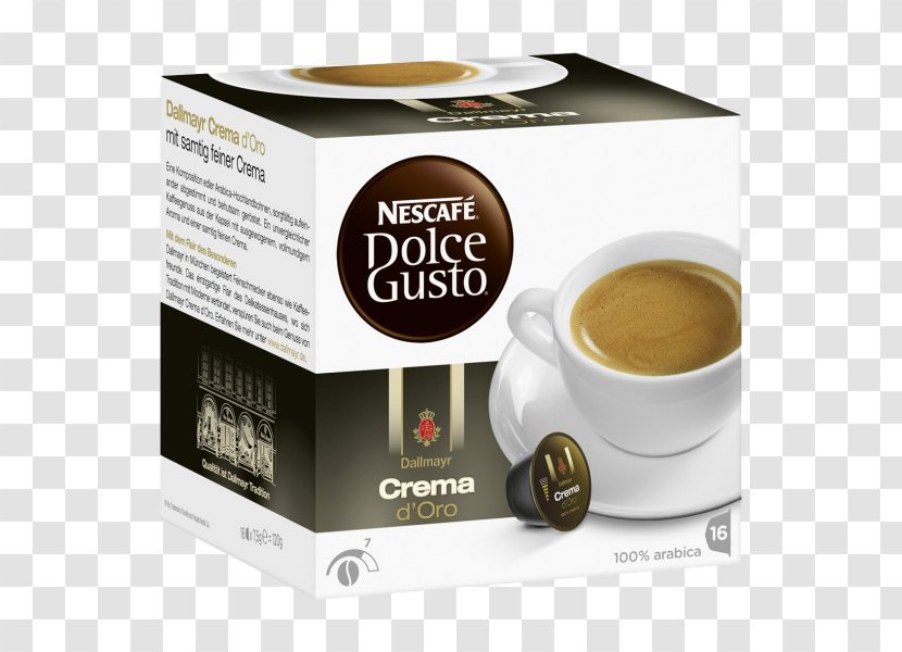 Dolce Gusto Coffee Lungo Cafe Espresso - Arabica Transparent PNG