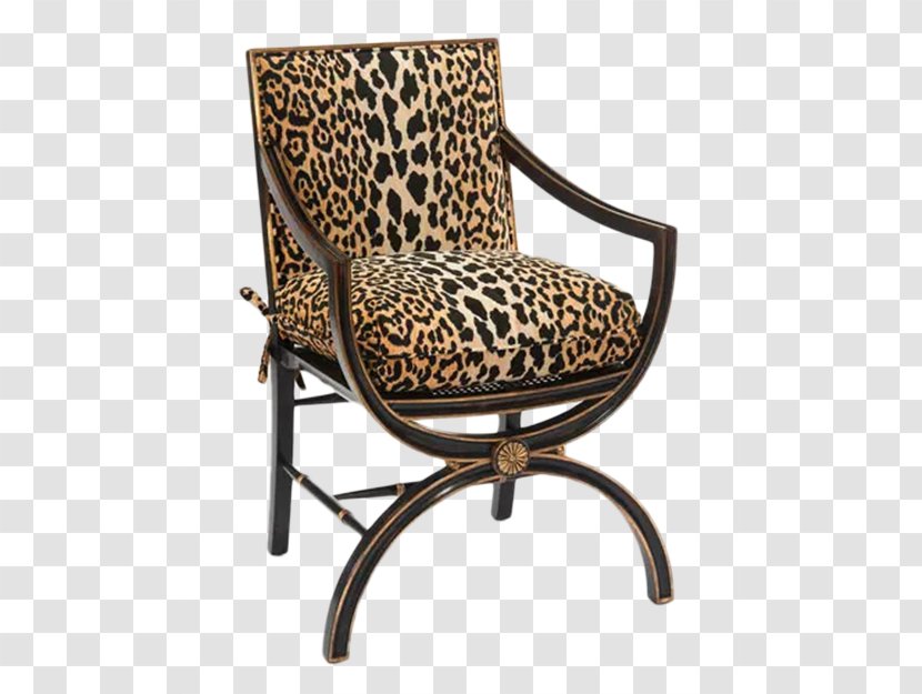 Table Wing Chair Animal Print Furniture - Tiger Leather Sofa Transparent PNG