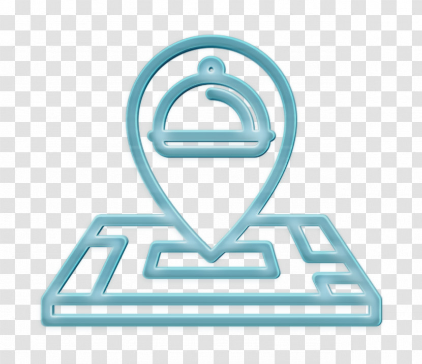 Location Icon Food Delivery Icon Tray Icon Transparent PNG