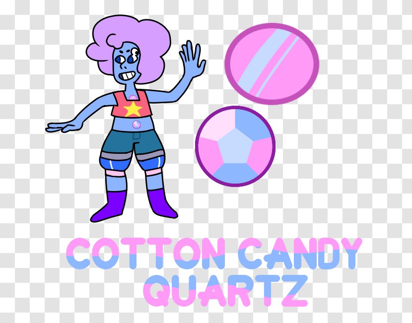 Cotton Candy Quartz Gemstone Sodalite - Thin Section Transparent PNG