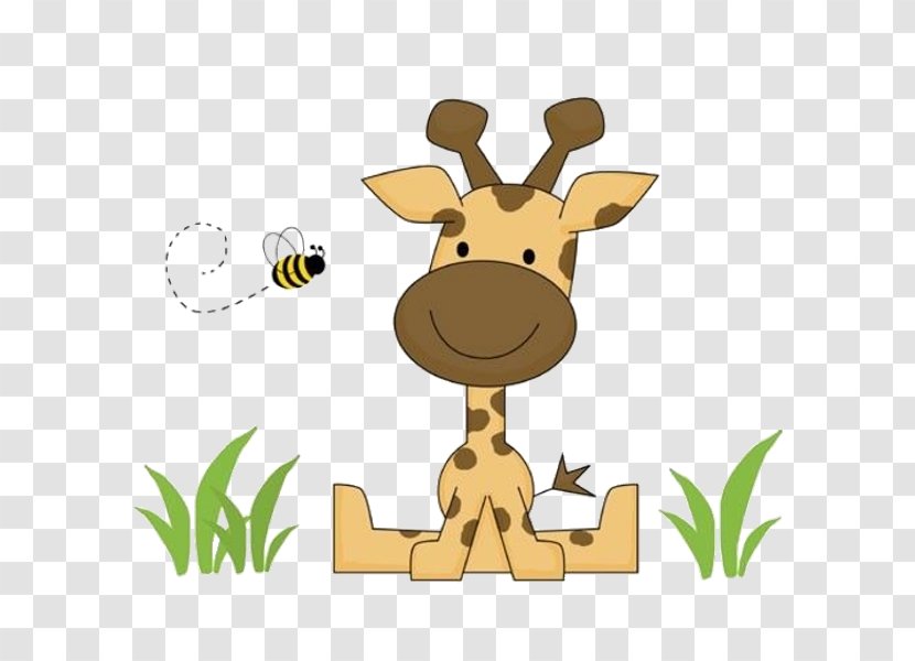 Car Sticker Wall Decal Infant - Wildlife - Cartoon Giraffe Transparent PNG