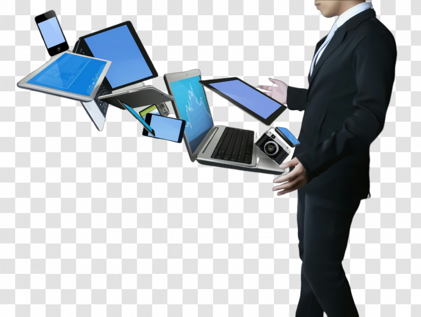 Laptop Computer Network White-collar Worker Technology Businessperson Transparent PNG