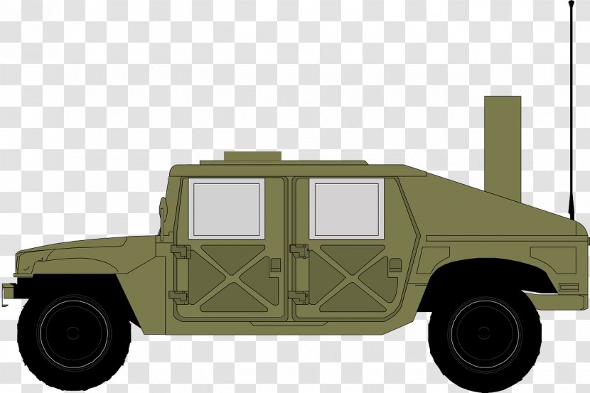 Humvee Hummer Military Vehicle Clip Art - H2 Sut Transparent PNG