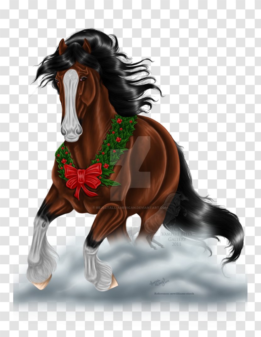 Clydesdale Horse Stallion Mustang Pony Mane - Tack Transparent PNG