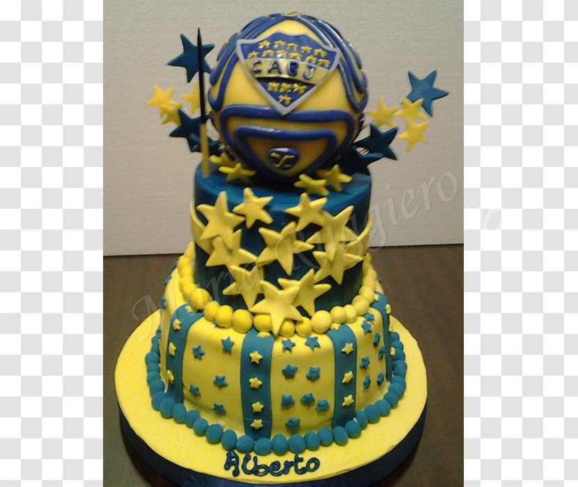 Boca Juniors Birthday Cake Torta Decorating Ball - Fondant Icing Transparent PNG