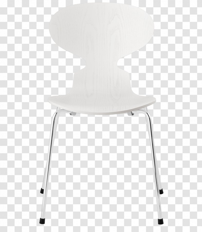 Ant Chair Table Fritz Hansen White - Wood - Ashes Transparent PNG