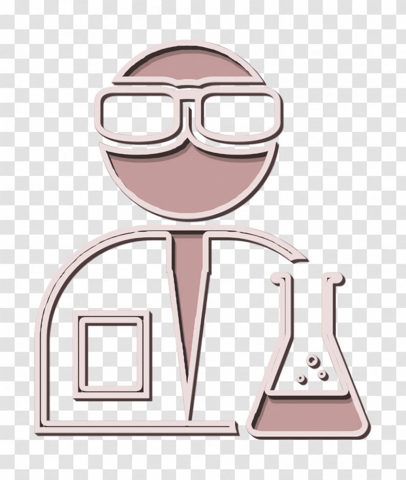 Scientist Icon Humans 3 Icon Scientist With Lab Goggles And Flask With Chemical Icon Transparent PNG
