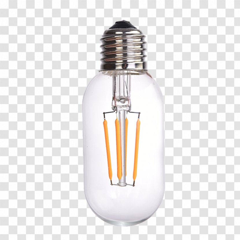 Lighting Incandescent Light Bulb Edison Screw LED Filament - Electrical Transparent PNG