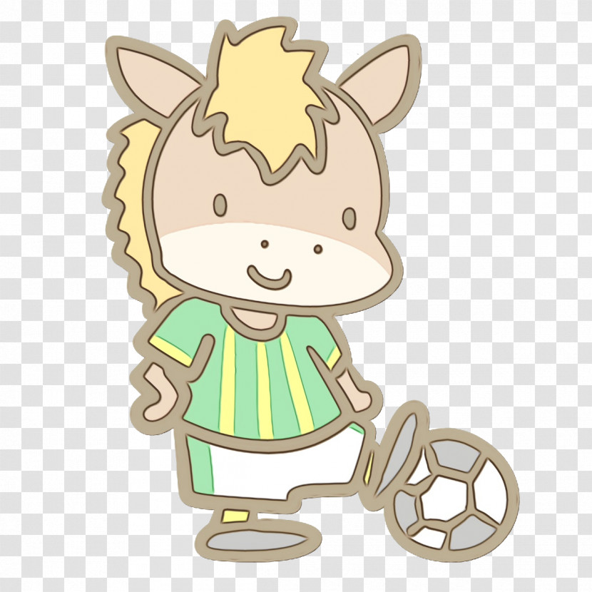 Yellow Character Headgear Character Created By Transparent PNG