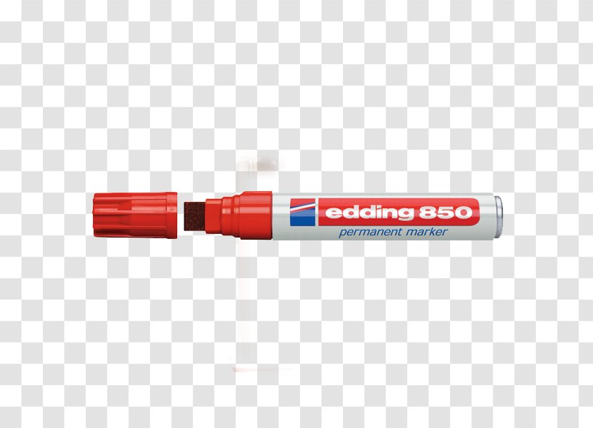 Edding 300 Bullet Tip Permanent Marker Black Pen 3300 Transparent PNG