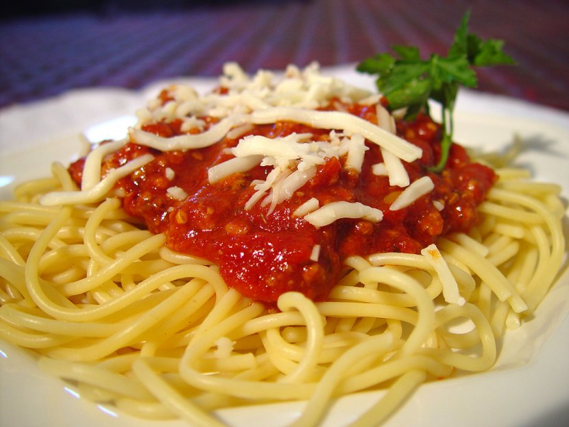 Pasta Italian Cuisine Marinara Sauce Pesto Pizza - Pomodoro - Spaghetti Transparent PNG
