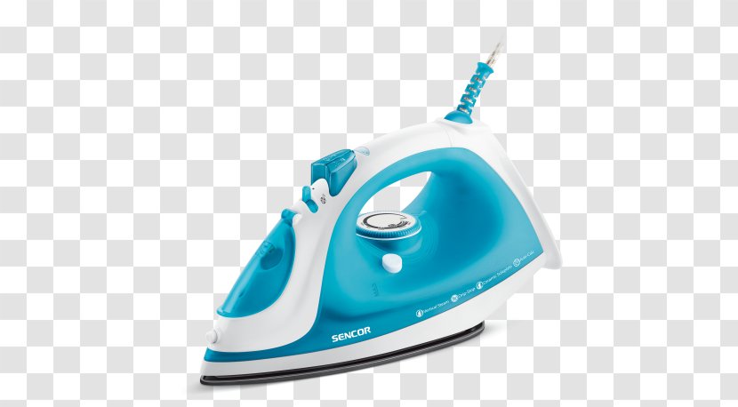 Clothes Iron Sencor Ironing Volume Home Appliance - Aqua Transparent PNG