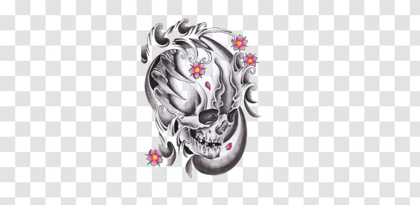 Irezumi The Japanese Tattoo Skull - Koi - Japan Transparent PNG