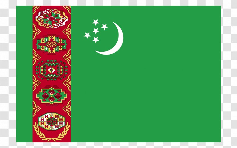 Flag Of Turkmenistan Turkmen Soviet Socialist Republic Flagpole - Gul - China Transparent PNG
