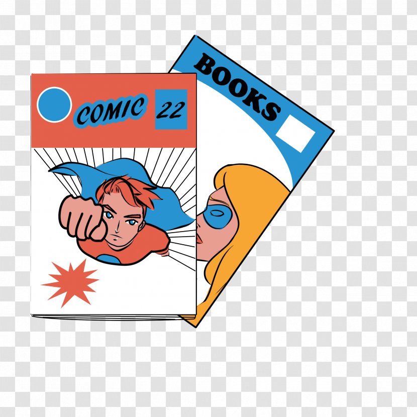 Cartoon Comic Book Clip Art Transparent PNG