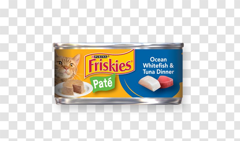 Cat Food Friskies Ingredient - Ocean Whitefish - Canned Fish Transparent PNG