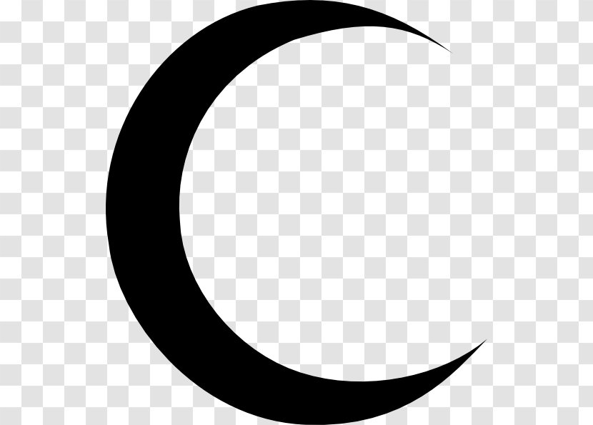 Moon Black And White Clip Art Transparent PNG