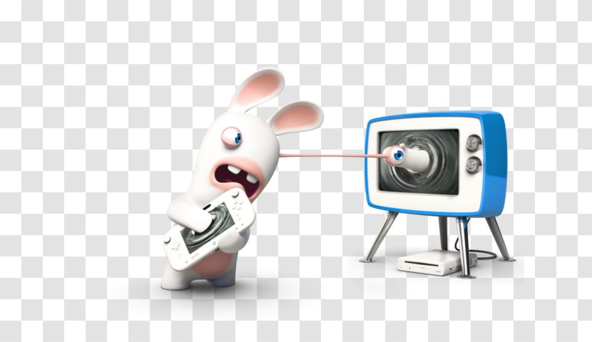 Rabbids Land Rayman Raving Rabbids: TV Party Wii U - Communication Transparent PNG