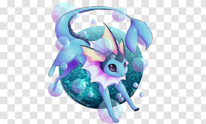 Pokémon Diamond And Pearl Vaporeon Drawing Eevee Fan Art - Frame - Flower Transparent PNG