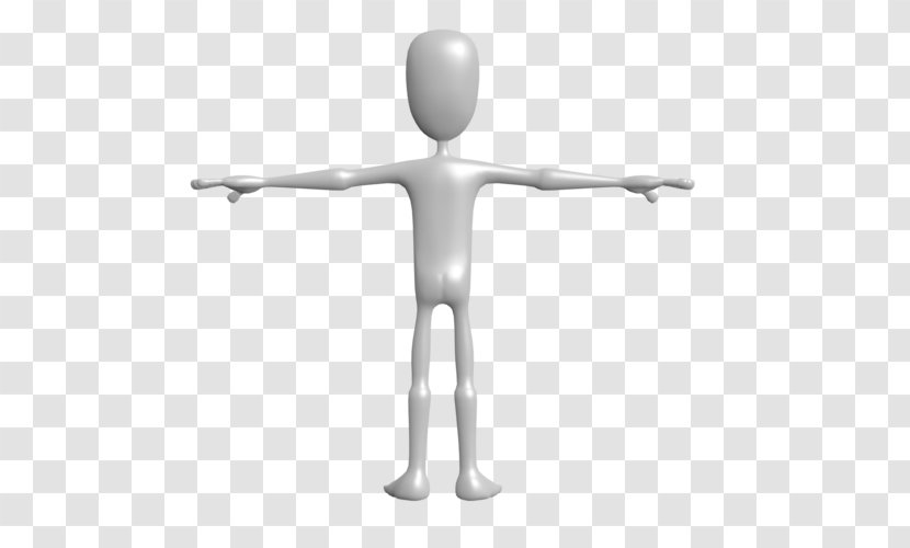 Thumb Mannequin Angle - Cartoon Model Transparent PNG