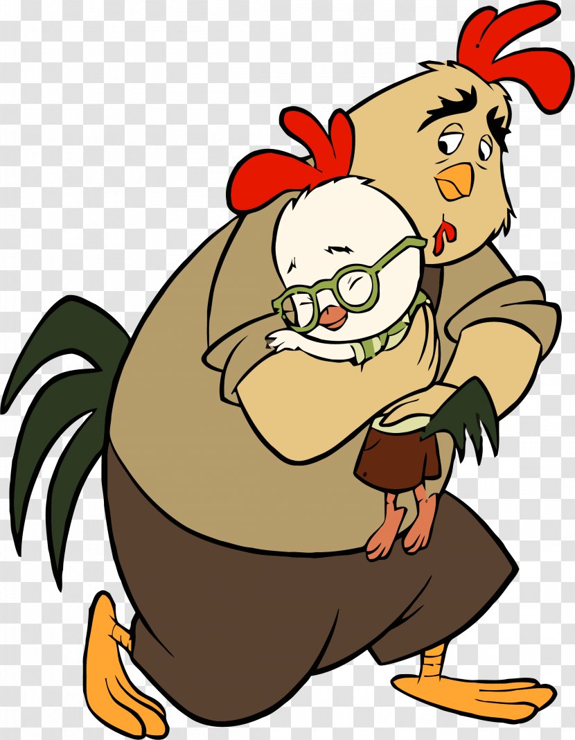 Abby Mallard Chicken Little Buck Cluck - Rooster Transparent PNG