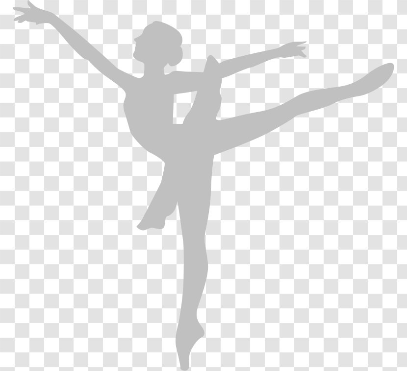 Ballet Dancer Arabesque Silhouette - Tree - 荞麦面 Transparent PNG