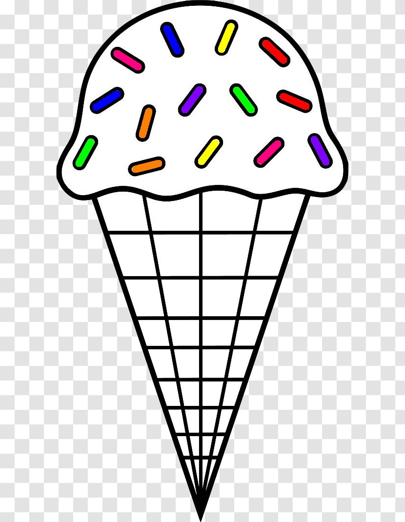 Ice Cream Cones Sundae Clip Art - Area Transparent PNG