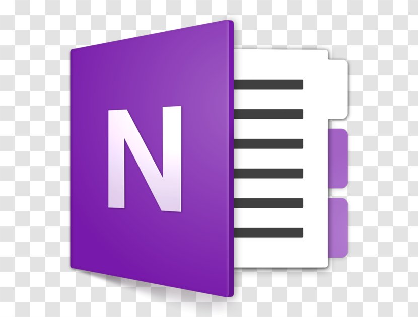 Microsoft OneNote MacOS Office 365 - Purple Note Transparent PNG