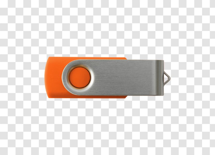 USB Flash Drives Memory Data Storage Product - Orange - Virtual Reality Headset Blue Transparent PNG