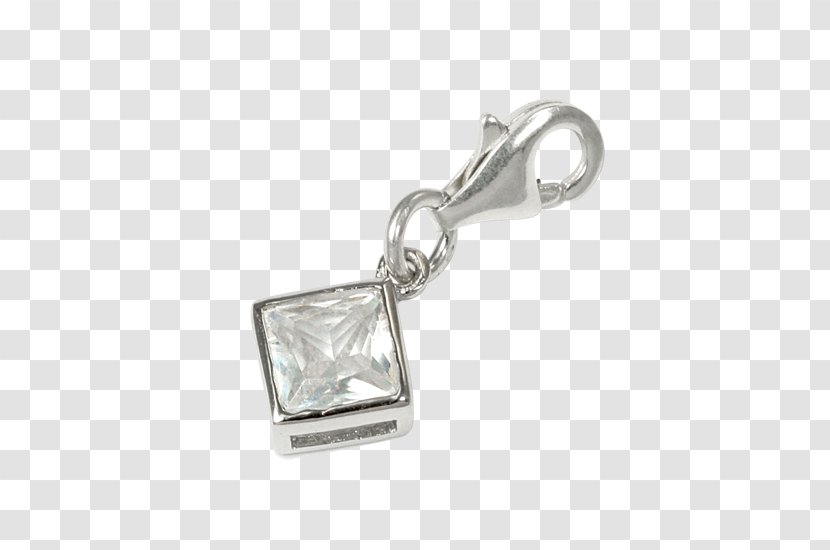 Charm Bracelet Silver Locket Jewellery - Square Transparent PNG