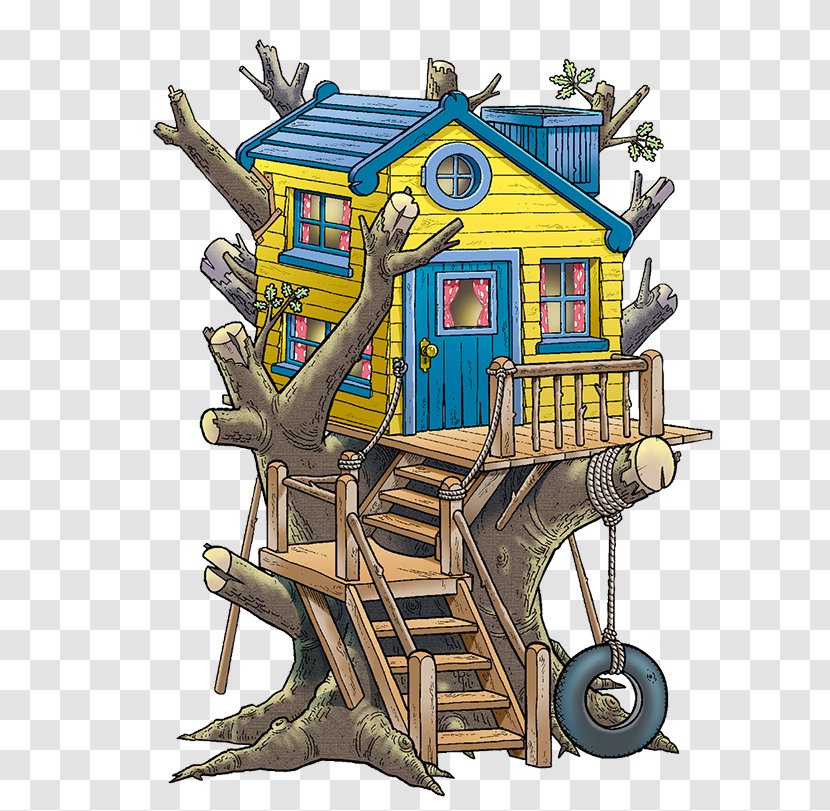 Tree House Cartoon Transparent PNG