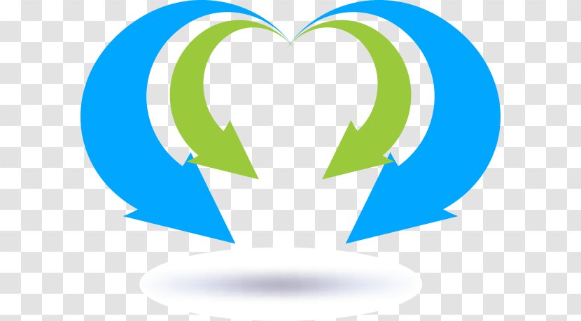 Blue-green - Tree - Vector Blue And Green Arrow Transparent PNG