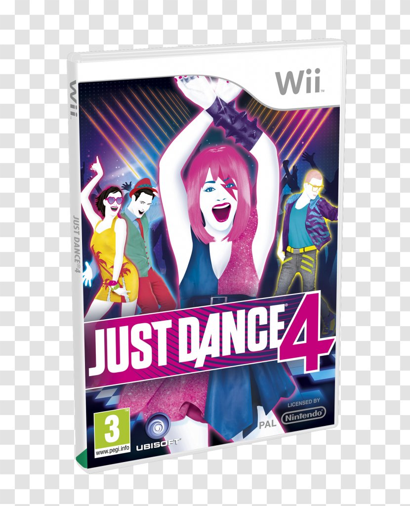 Just Dance 4 Wii U 2016 2014 - Video Game - Baby Transparent PNG