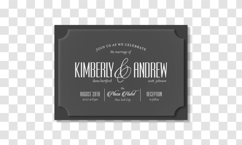 Font Brand - Text - Creativ Invitation Transparent PNG