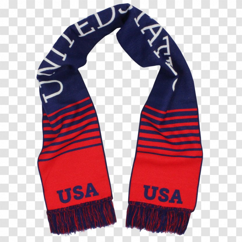 Scarf United States Men's National Soccer Team Kerchief Cashmere Wool - USA SOCCER Transparent PNG