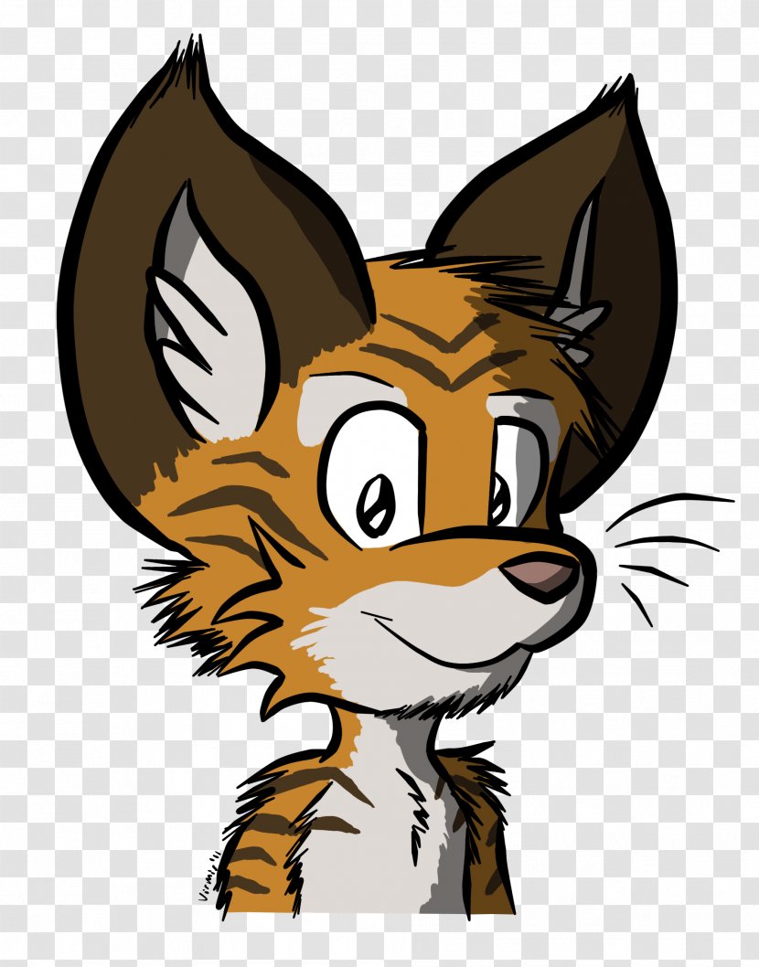 Red Fox Whiskers Cat - Tiger Transparent PNG
