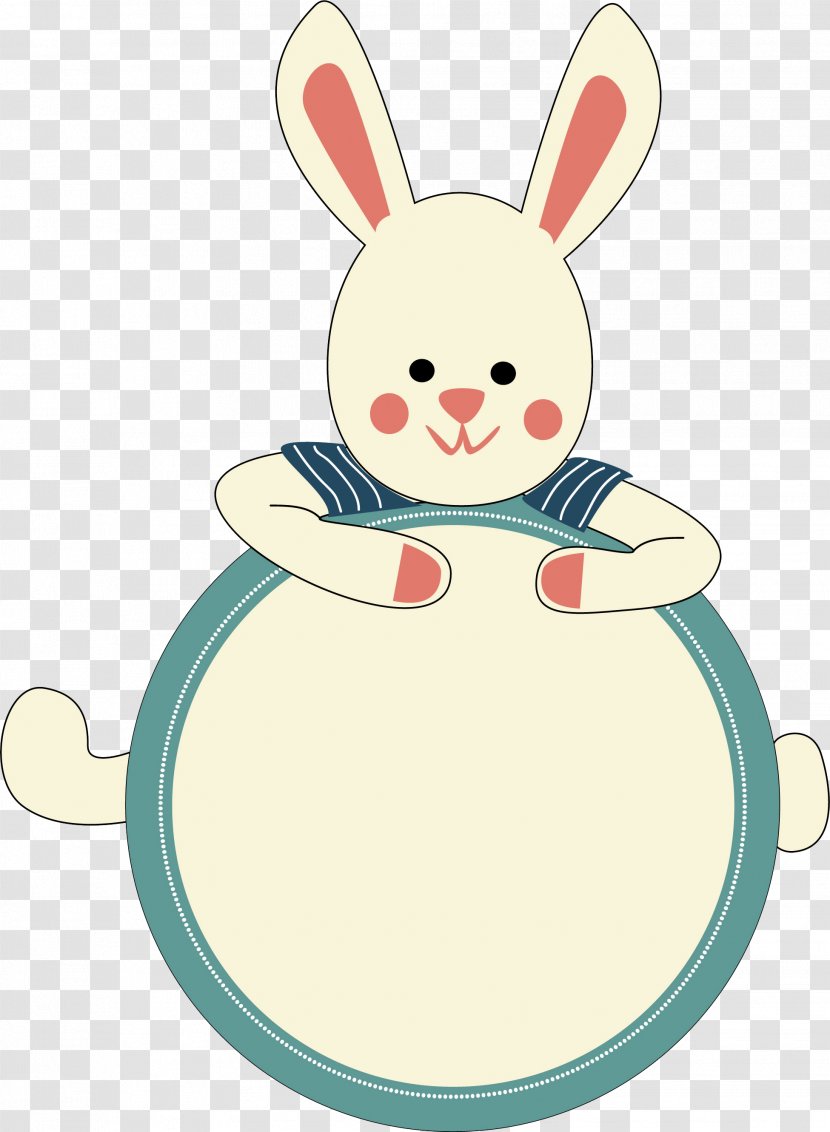Moon Rabbit Easter Bunny Clip Art Transparent PNG