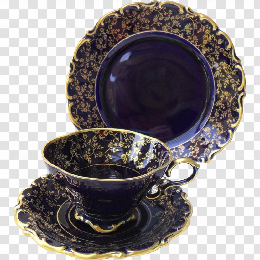 Coffee Cup Saucer Tea Plate - Vintage Transparent PNG