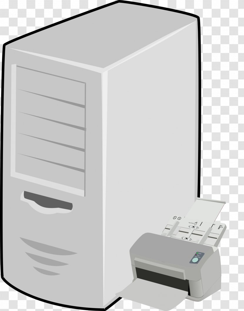 Computer Servers Fax Server Clip Art - Hardware Transparent PNG