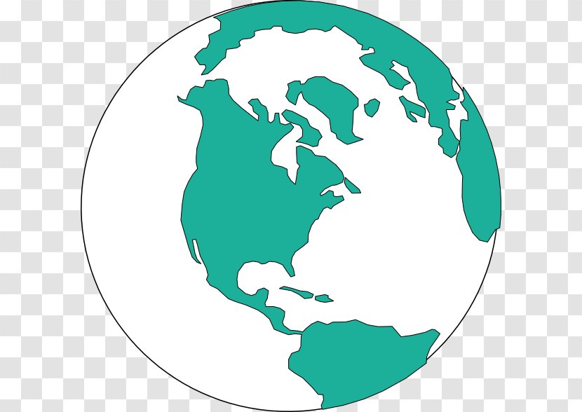 Globe World Black And White Clip Art - Tree Transparent PNG