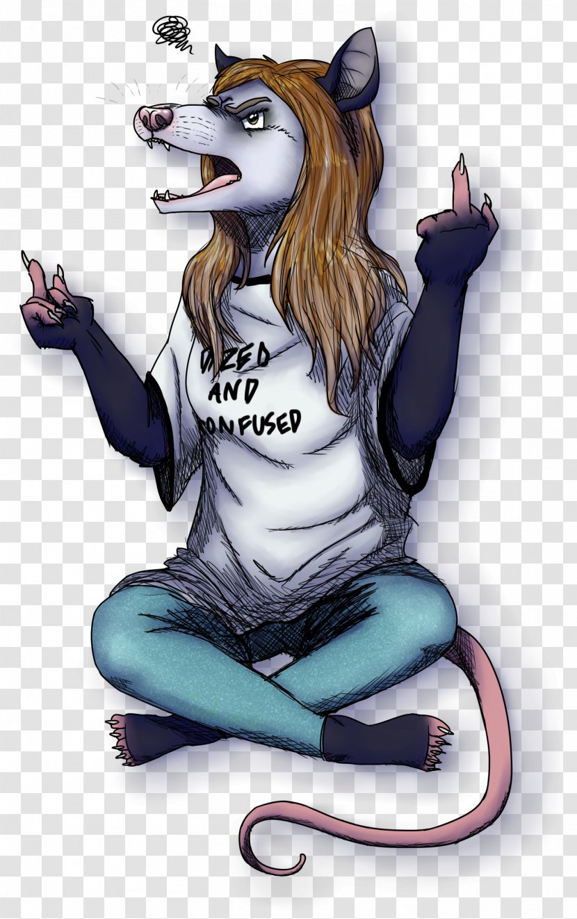 Mammal Cartoon Legendary Creature - Vertebrate - Possum Transparent PNG
