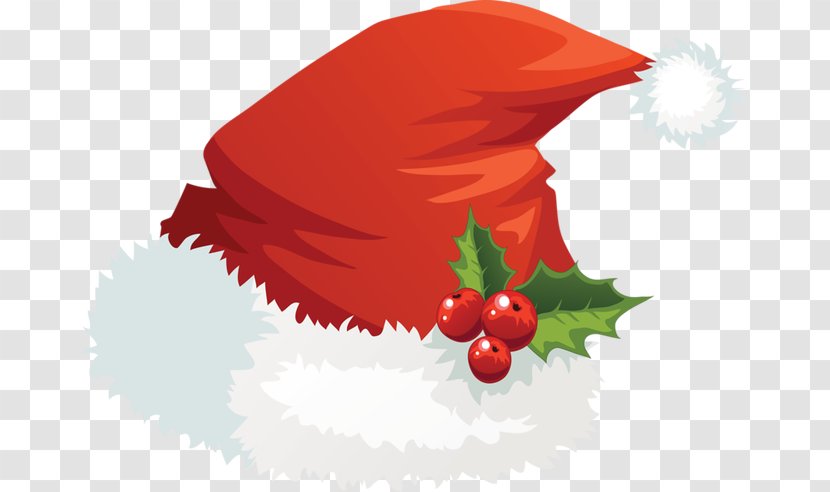 Santa Claus Christmas Clip Art - Leaf Transparent PNG