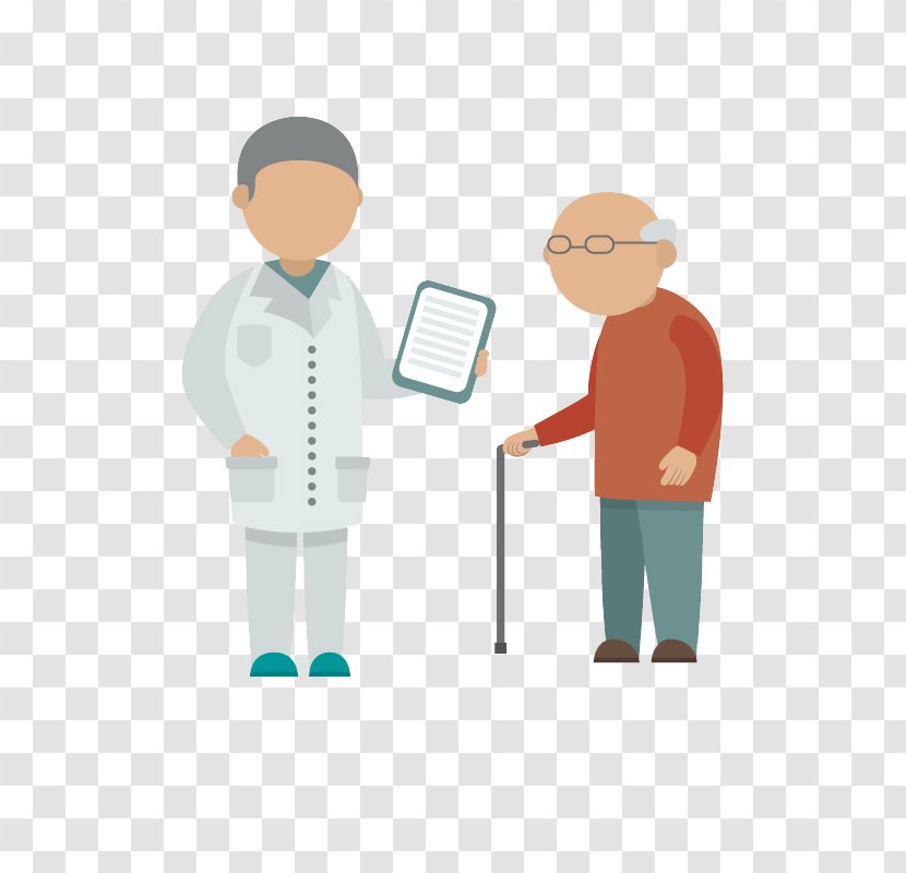 Physician Patient - Child - Free Doctor Grandfather Pull Material Transparent PNG