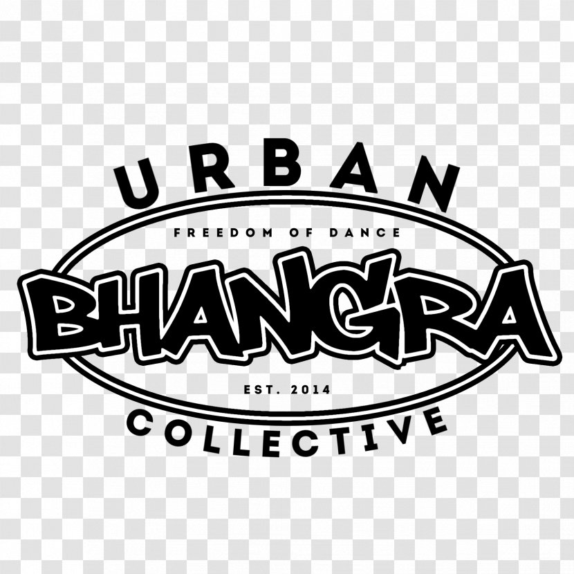 Logo Brand White Font - Label - Bhangra Transparent PNG