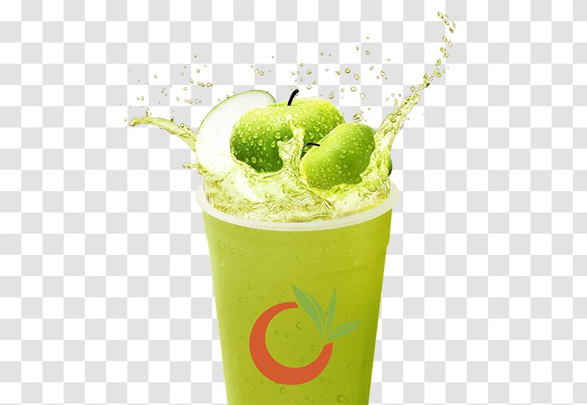 Bubble Tea Green Ochaya Cocktail Garnish Transparent PNG