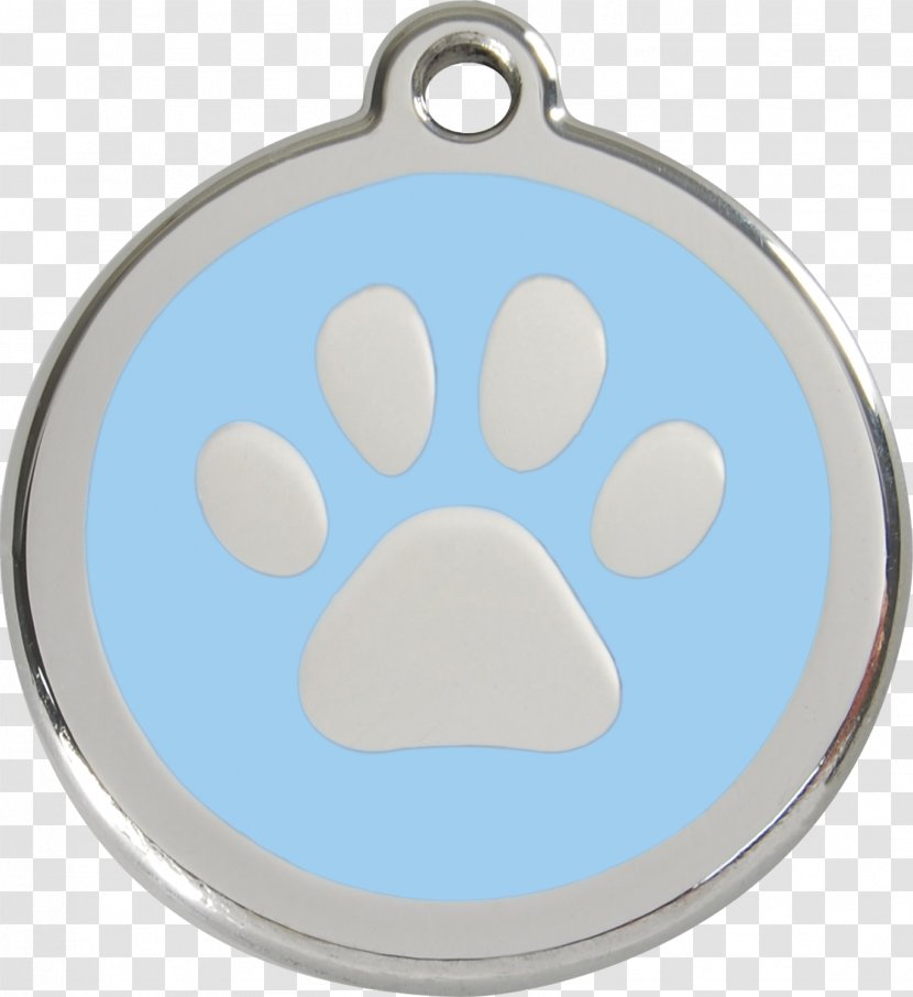Dog Tag Pet Dingo Steel - Red Paw Transparent PNG