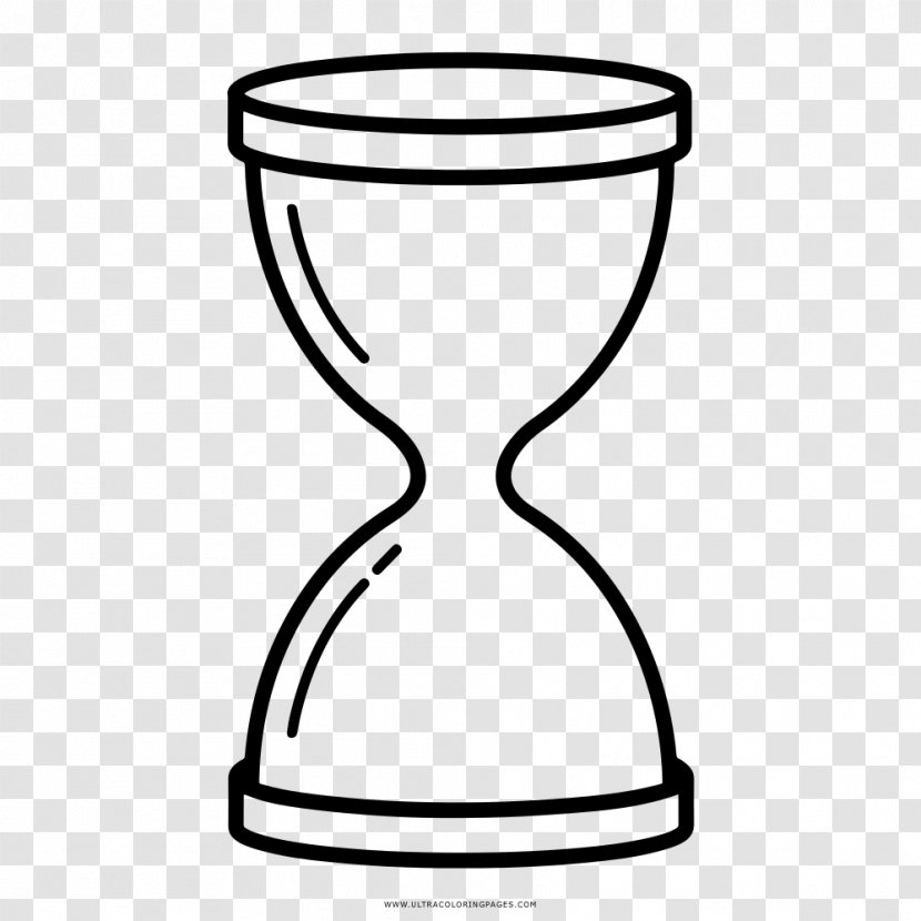 Drawing Hourglass Coloring Book Line Art - Creativity Transparent PNG