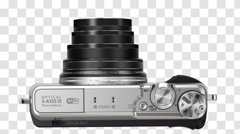 Point-and-shoot Camera Zoom Lens Olympus Wide-angle - Cameras Optics Transparent PNG