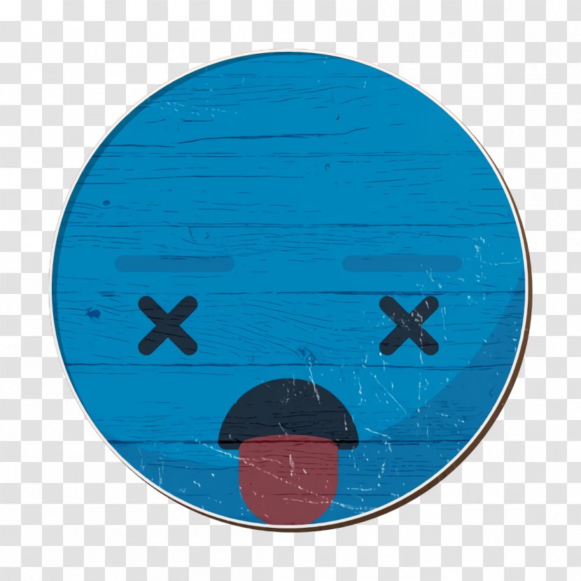 Dead Icon Kill Smile - Blue - Electric Turquoise Transparent PNG
