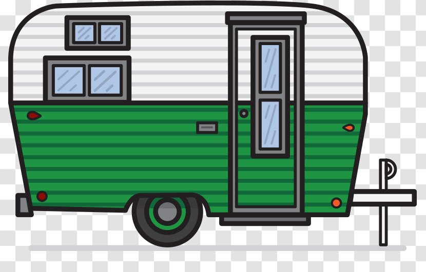 Caravan Campervans Clip Art - Motor Vehicle - Watercolor Present Transparent PNG
